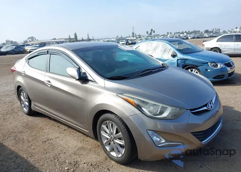 2014 Hyundai Elantra Se from USA, damaged, VIN 5NPDH4AE4EH535631